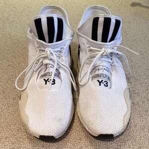 Adidas Y-3 Saikou Core White and Black Boost AC7195 Shoes Size 10.5